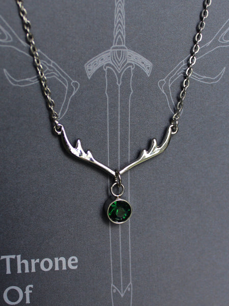 Throne Of Glass Aelin Fireheart Stag Necklace