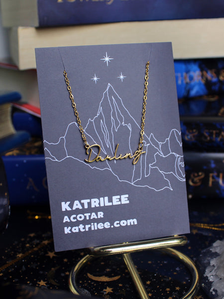 Officially Licensed ACOTAR Darling Necklace