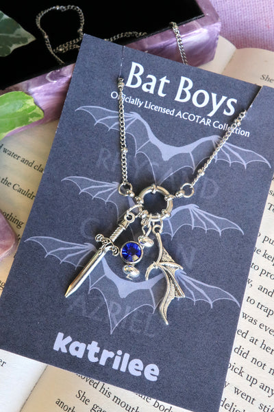 ACOTAR Bat Boys Charm Necklace