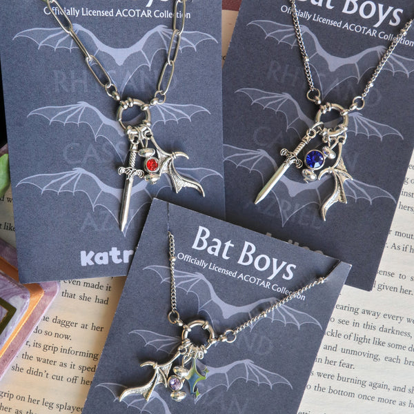 ACOTAR Bat Boys Charm Necklace