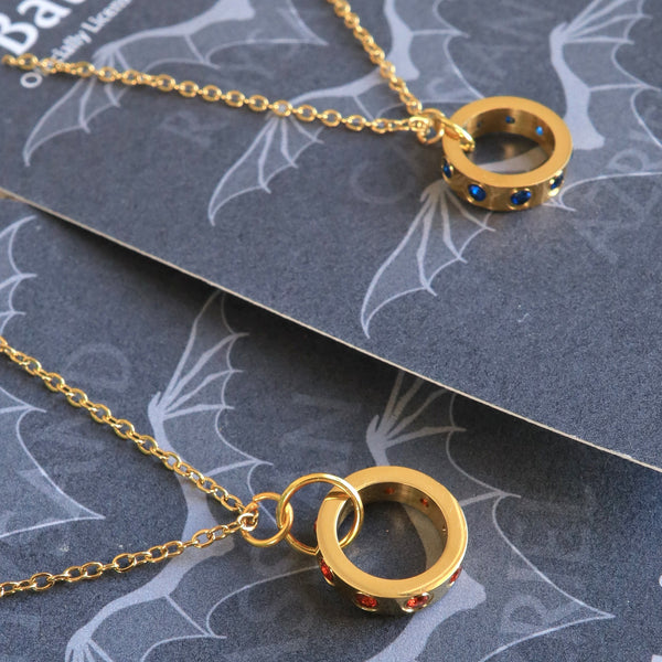 ACOTAR Bat Boys Siphon Ring Necklace