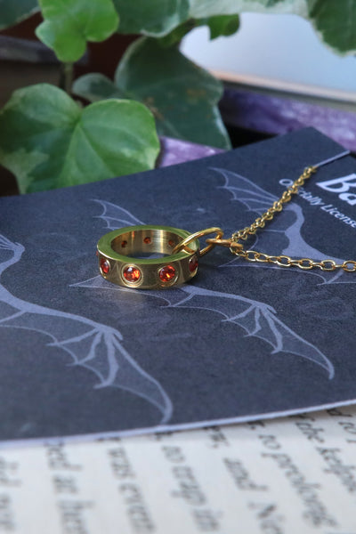 ACOTAR Bat Boys Siphon Ring Necklace