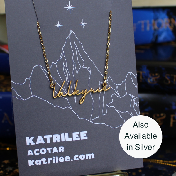 ACOTAR Valkyrie Stainless Steel Name Necklace