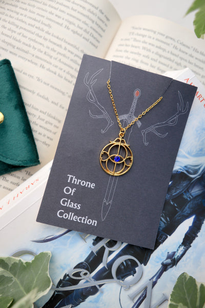 Throne of Glass Eye of Elena Necklace