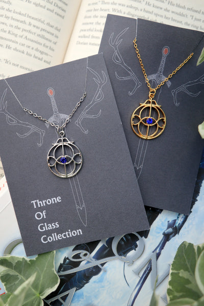 Throne of Glass Eye of Elena Necklace