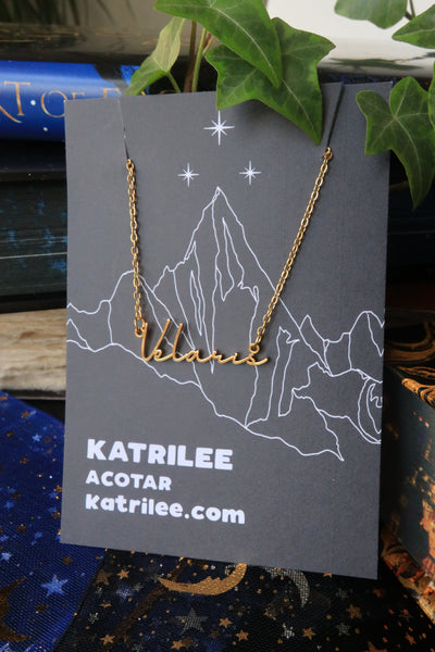 Officially Licensed ACOTAR Velaris Stainless Steel Necklace