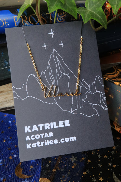 Officially Licensed ACOTAR Velaris Stainless Steel Necklace