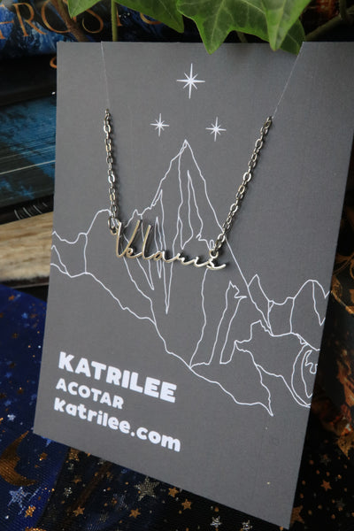 Officially Licensed ACOTAR Velaris Stainless Steel Necklace