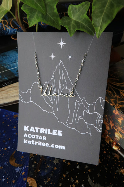 Officially Licensed ACOTAR Velaris Stainless Steel Necklace