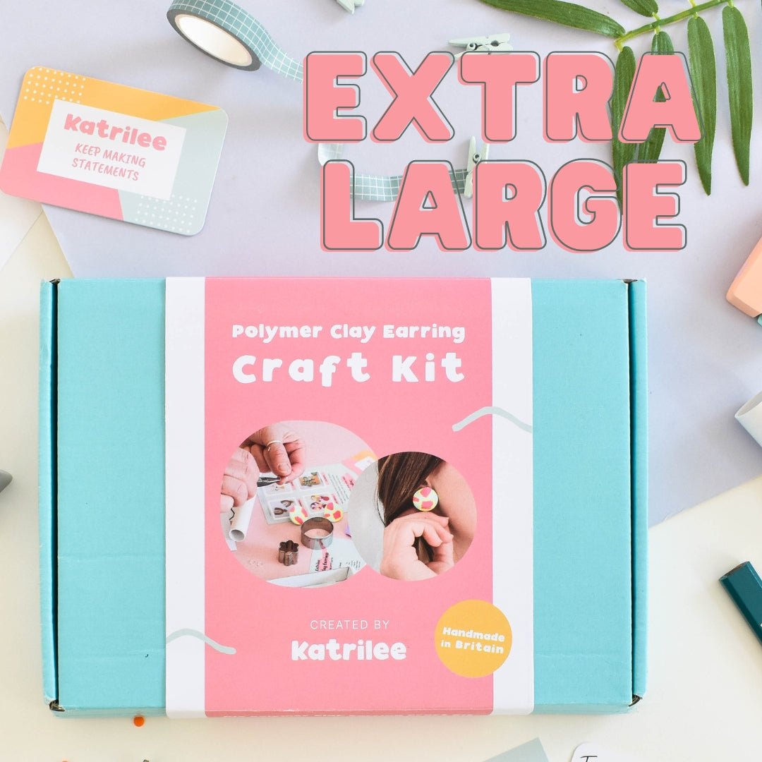 Katrilee Large Polymer Clay Earring Making Craft Kit