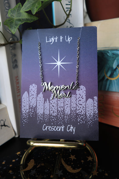 Officially Licensed Crescent City Memento Mori Necklace - Gold and Silver