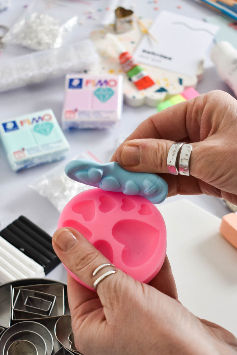 500+ Pieces Professional Polymer Clay Starter Set, Earring Making Busi