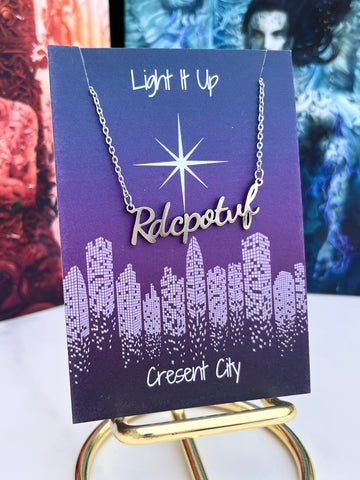 Pre Order! Officially Licenced Crescent City Ruhn Danaan Necklace