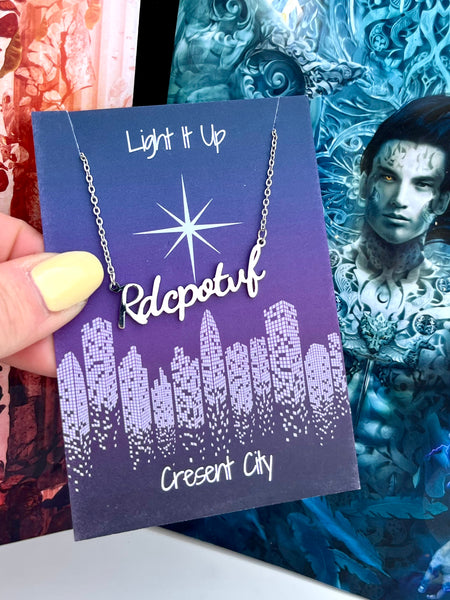 Pre Order! Officially Licenced Crescent City Ruhn Danaan Necklace