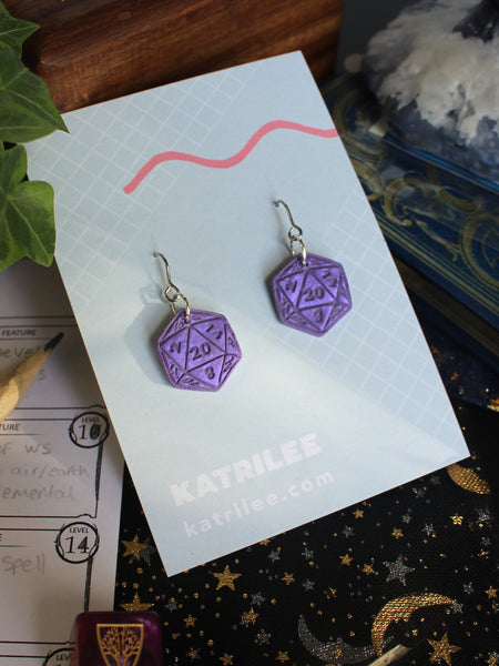 RARE 2025 D20 Dice Earrings