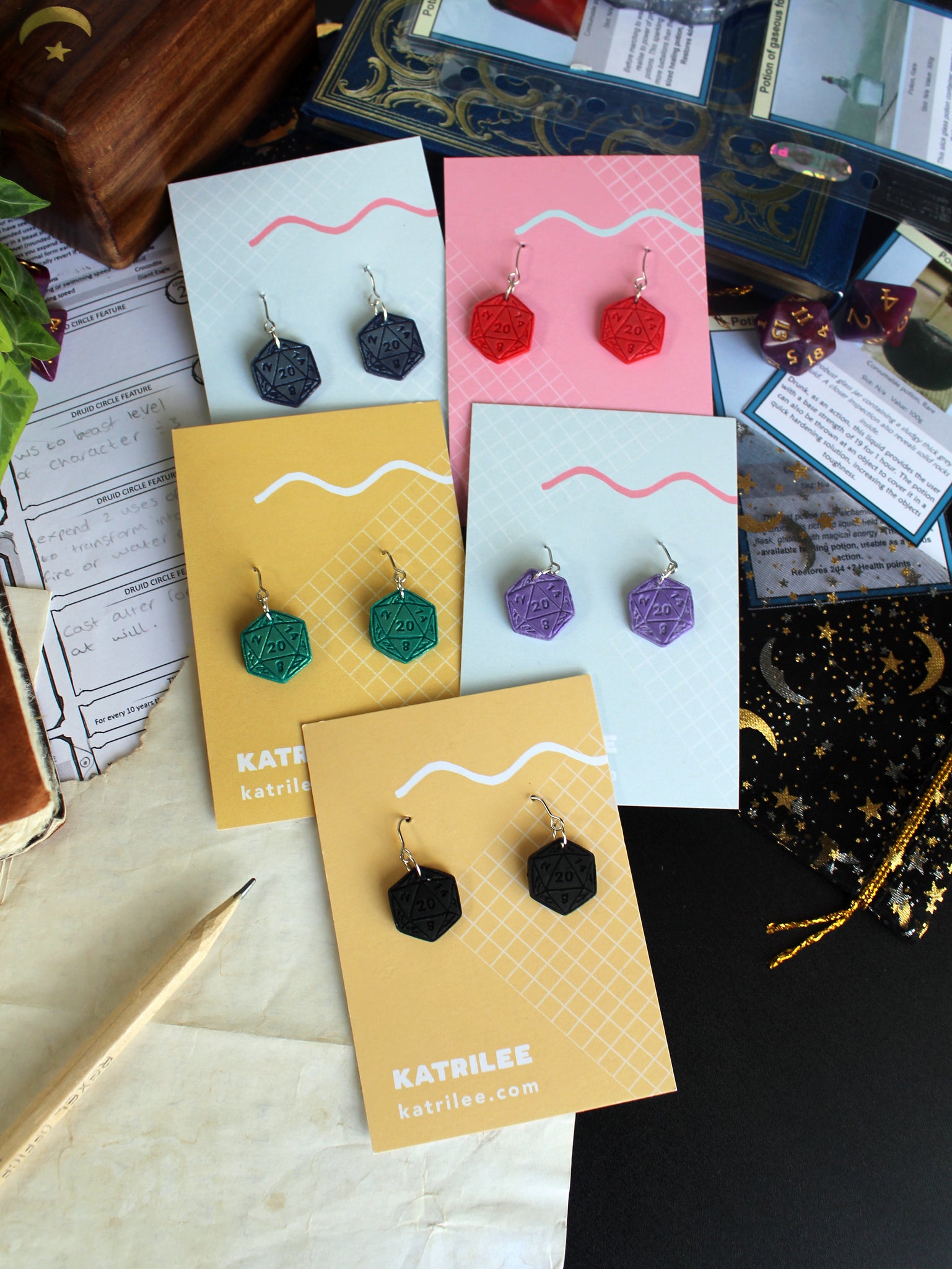 RARE 2025 D20 Dice Earrings