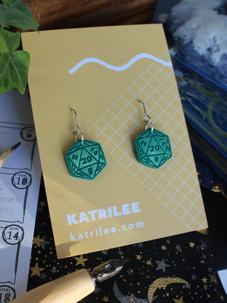 RARE 2025 D20 Dice Earrings