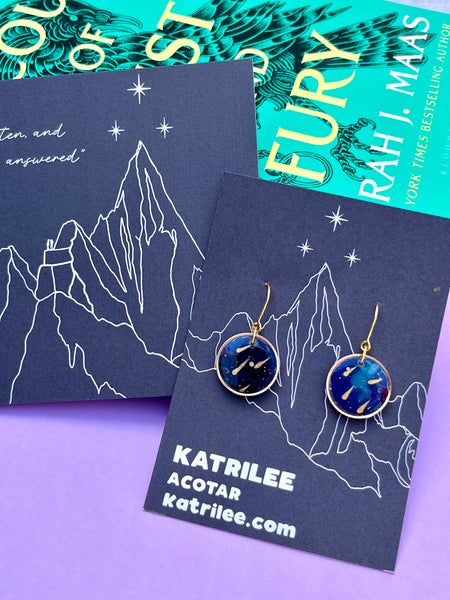 Velaris Starfall Earrings - ACOTAR Collection