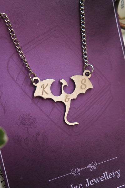 Personalised Dragon Pendant Necklace