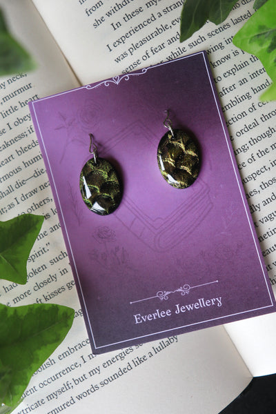 Beautifully Handcrafted Dragon Egg Earrings