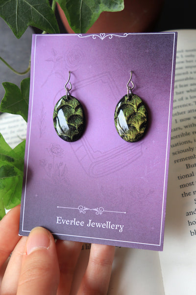 Beautifully Handcrafted Dragon Egg Earrings