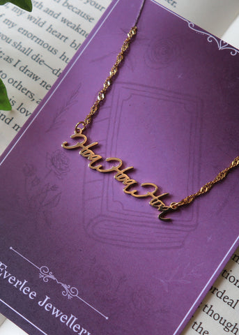Hoa Hoa Hoa Name Necklace