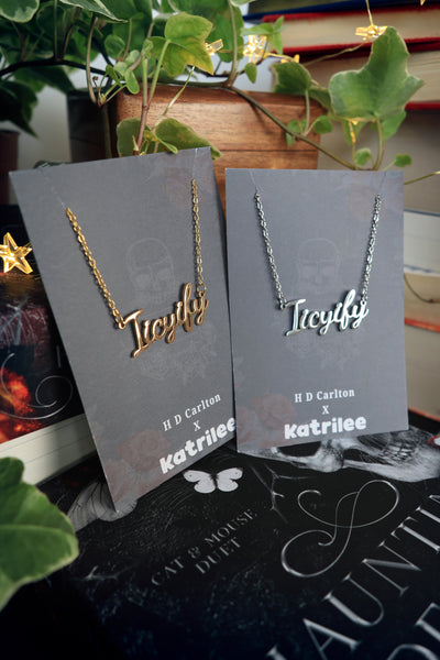 Haunting Adeline IICYIFY Stainless Steel Gold and Silver Name Necklace