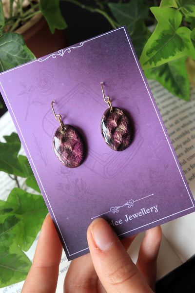 Beautifully Handcrafted Dragon Egg Earrings