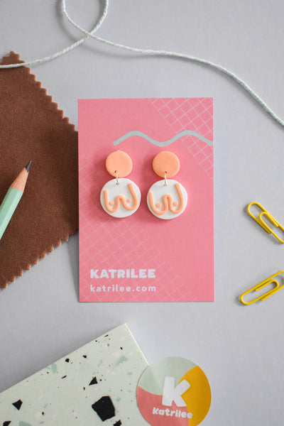 The Mammarlee Dangle Earrings - Pastel Collection - Katrilee